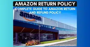 Amazon Return Policy