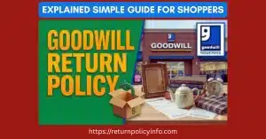 Goodwill Return Policy