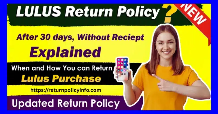 Lulus Return Policy