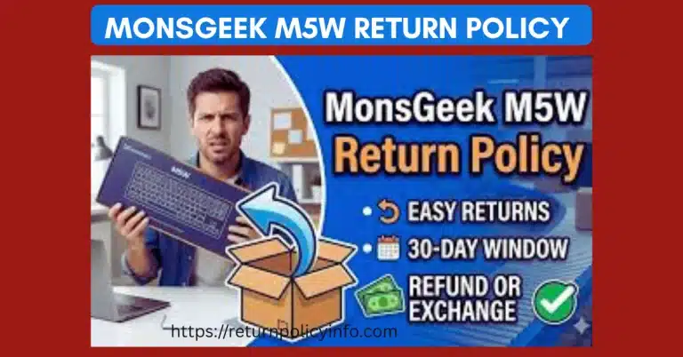 MonsGeek M5W Return Policy