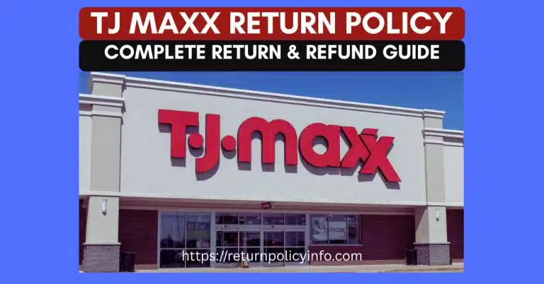 TJ Maxx Return Policy