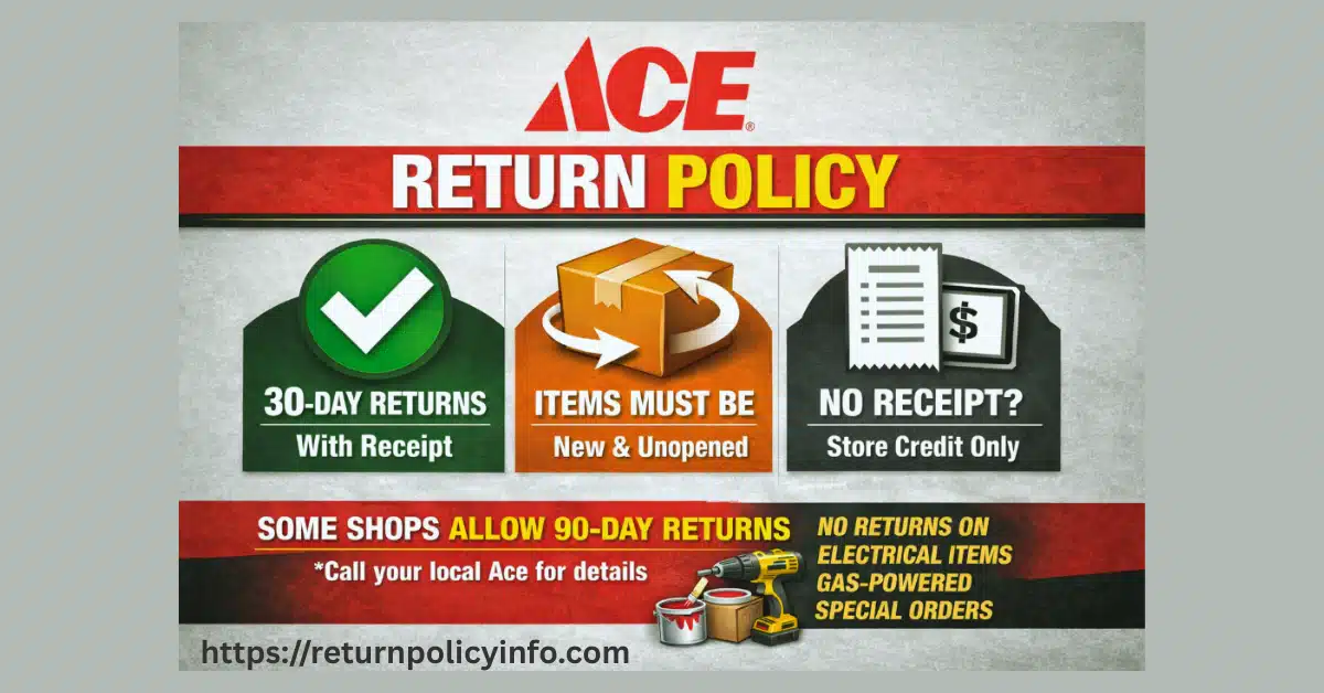 Ace Hardware Return Policy