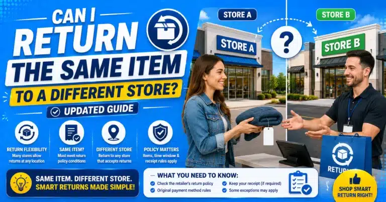 Can I Return The Same Item To A Different Store
