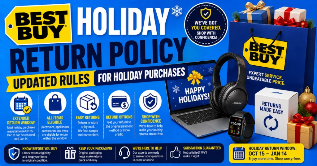 Best Buy Holiday Return Policy