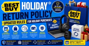 Best Buy Holiday Return Policy