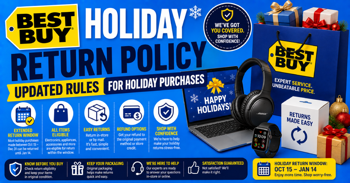 Best Buy Holiday Return Policy