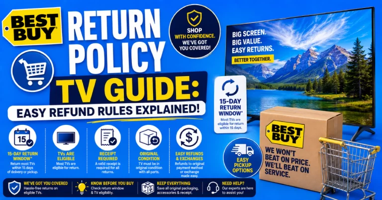 Best Buy Return Policy TV