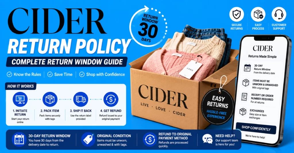 Cider Return Policy