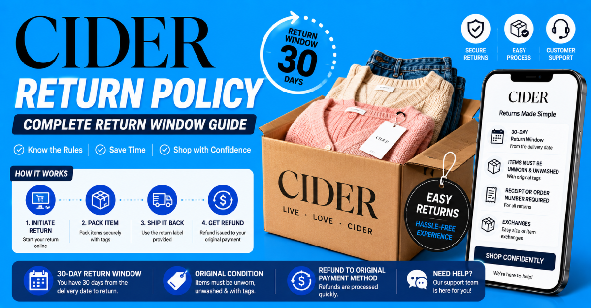 Cider Return Policy