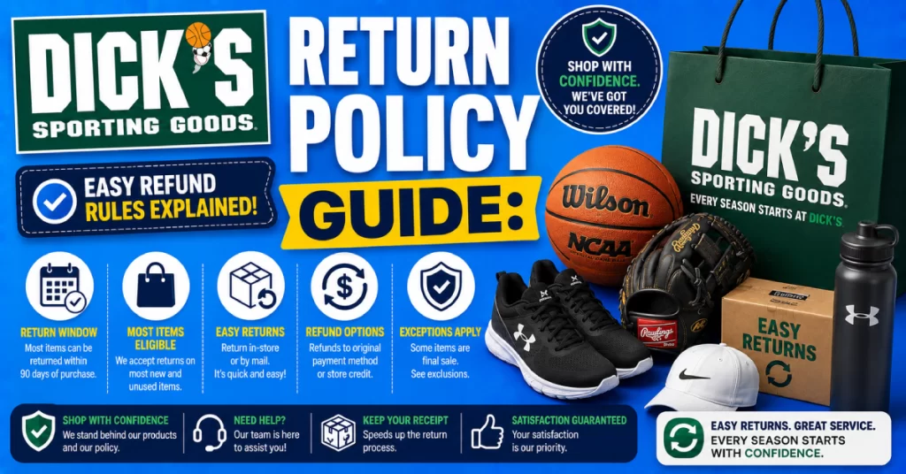 Dicks Sporting Goods Return Policy
