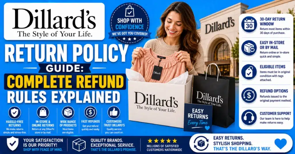 Dillards Return Policy