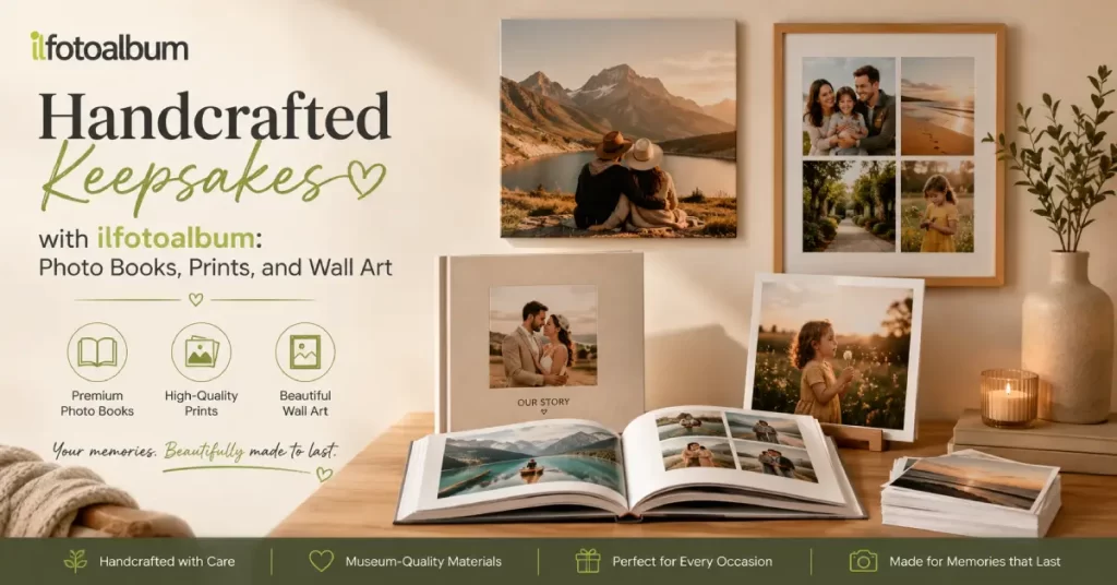 Handcrafted Keepsakes with ilfotoalbum