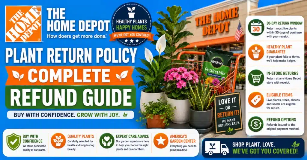 Home Depot Plant Return Policy