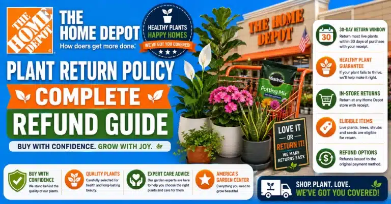 Home Depot Plant Return Policy