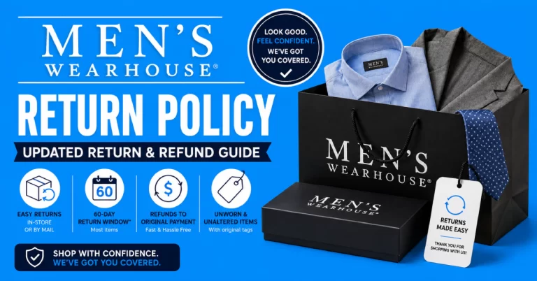Men's Wearhouse Return Policy