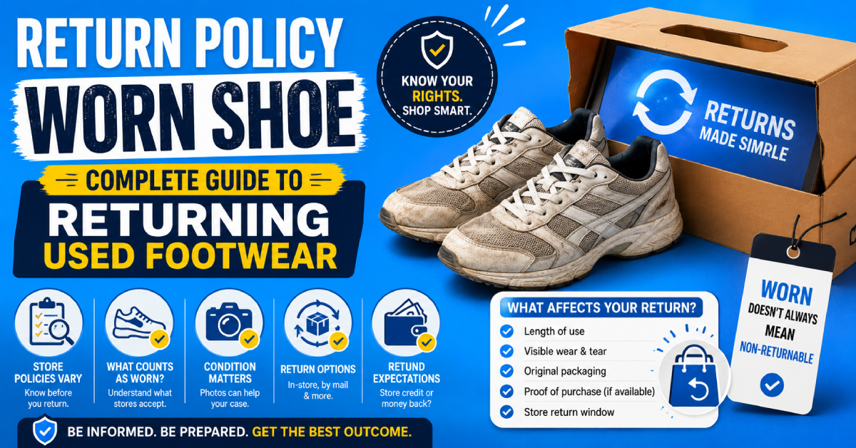 Return Policy Worn Shoe