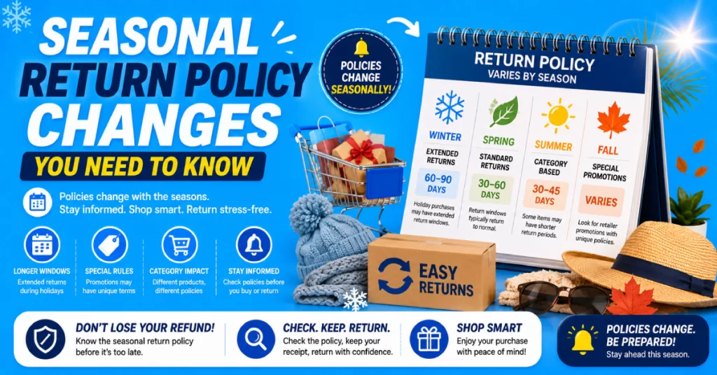 Seasonal Return Policy Changes