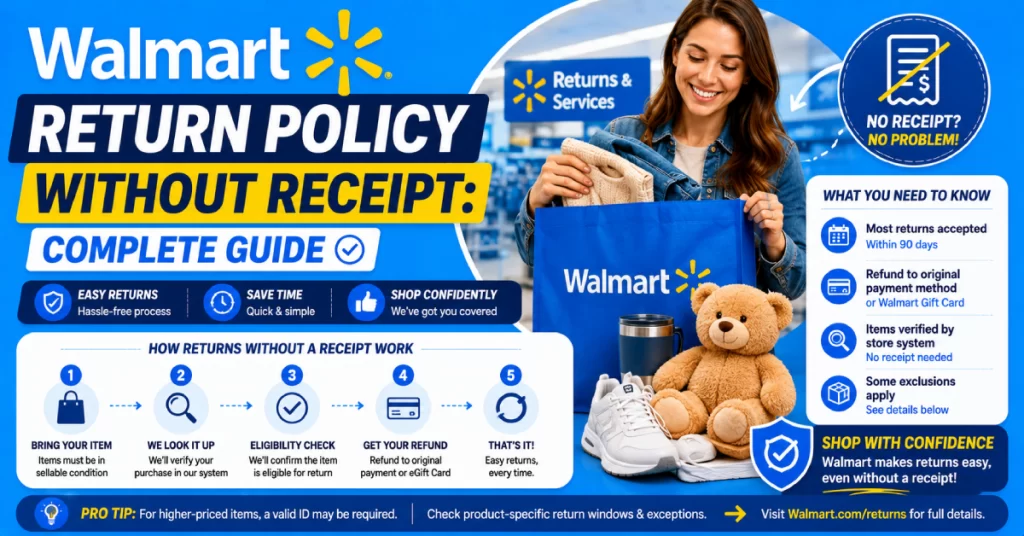 Walmart Return Policy Without Receipt